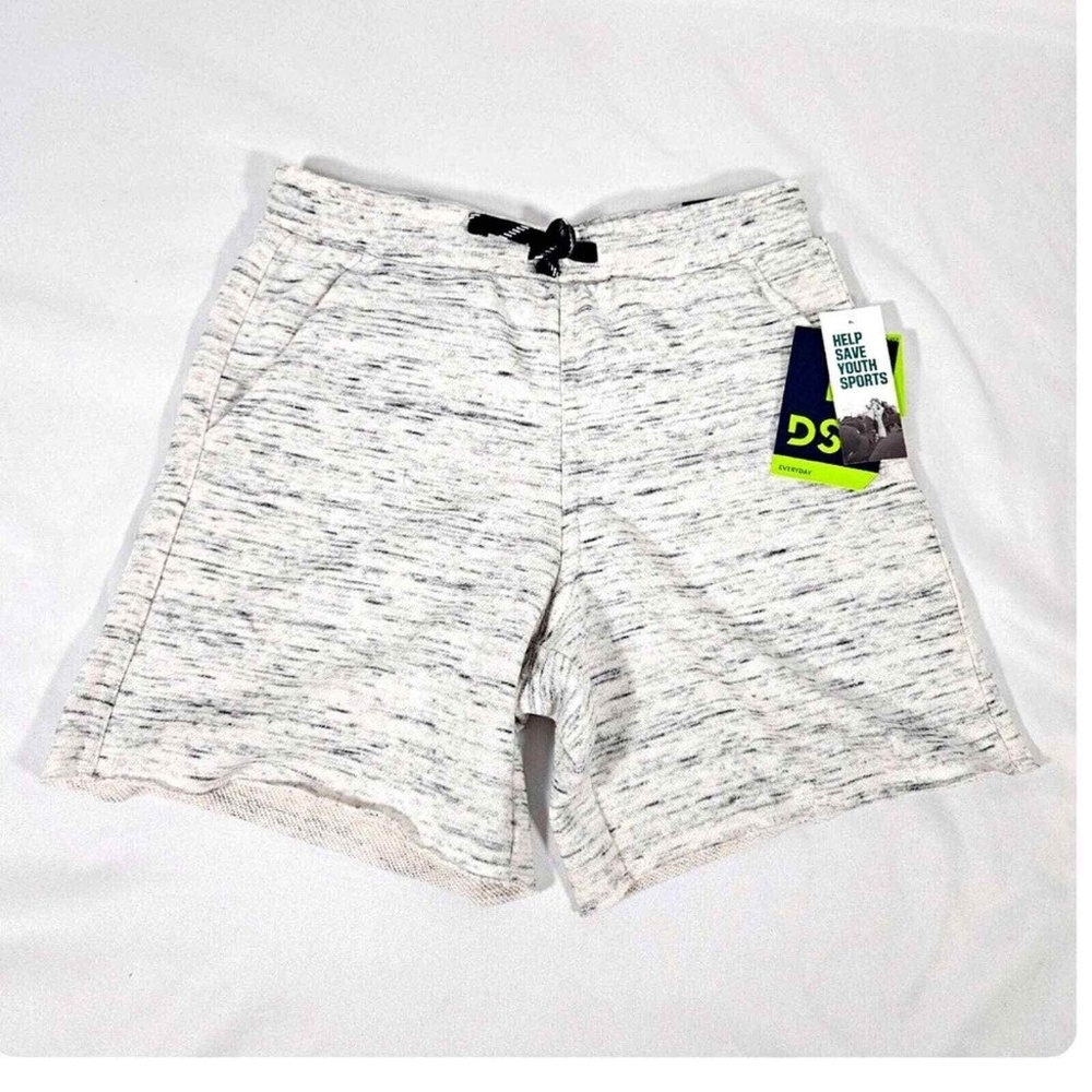 DSG Boys' French Terry Shorts - Heather Gray - LARGE